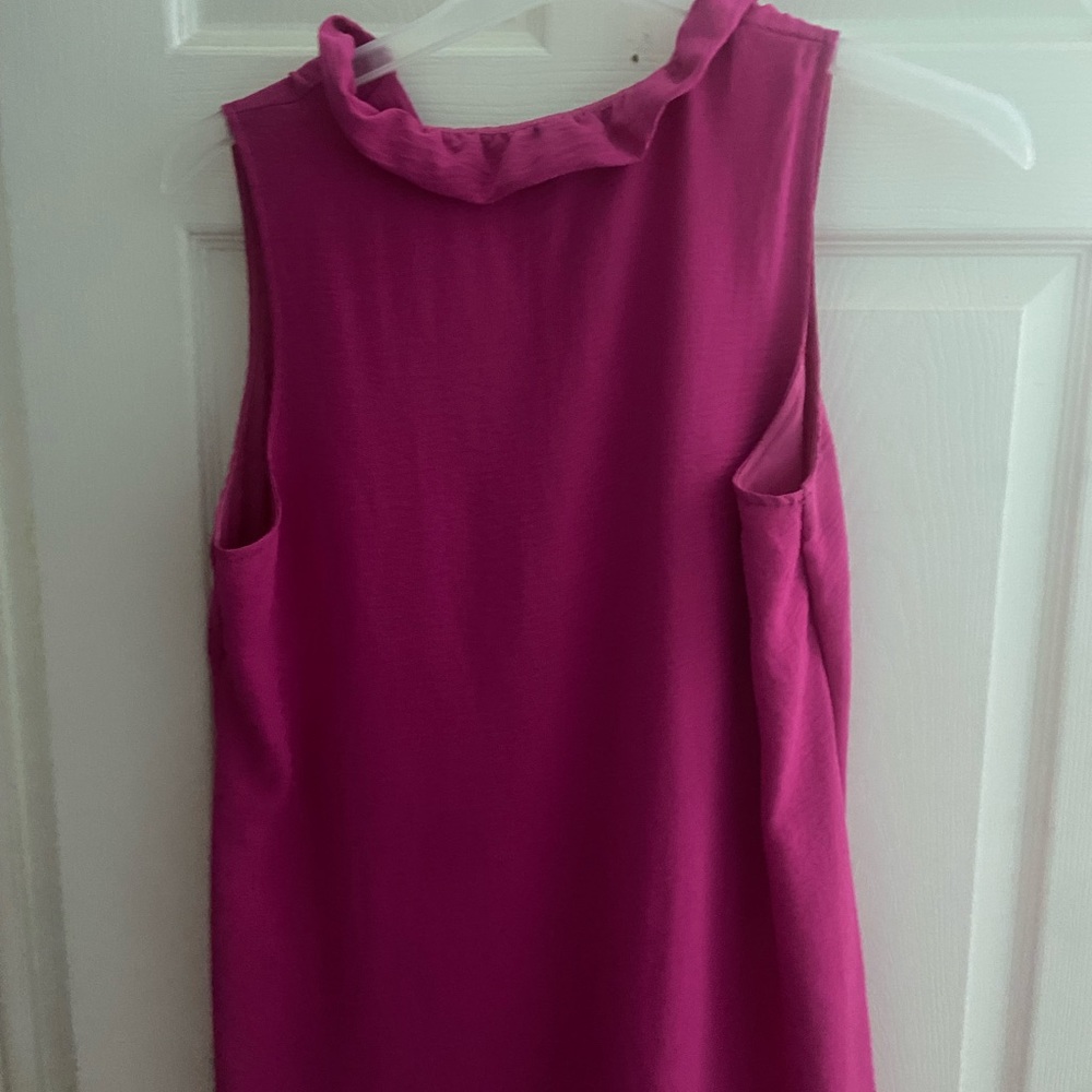 Mini Dress with Ruffled Collar - Picture 2 of 3